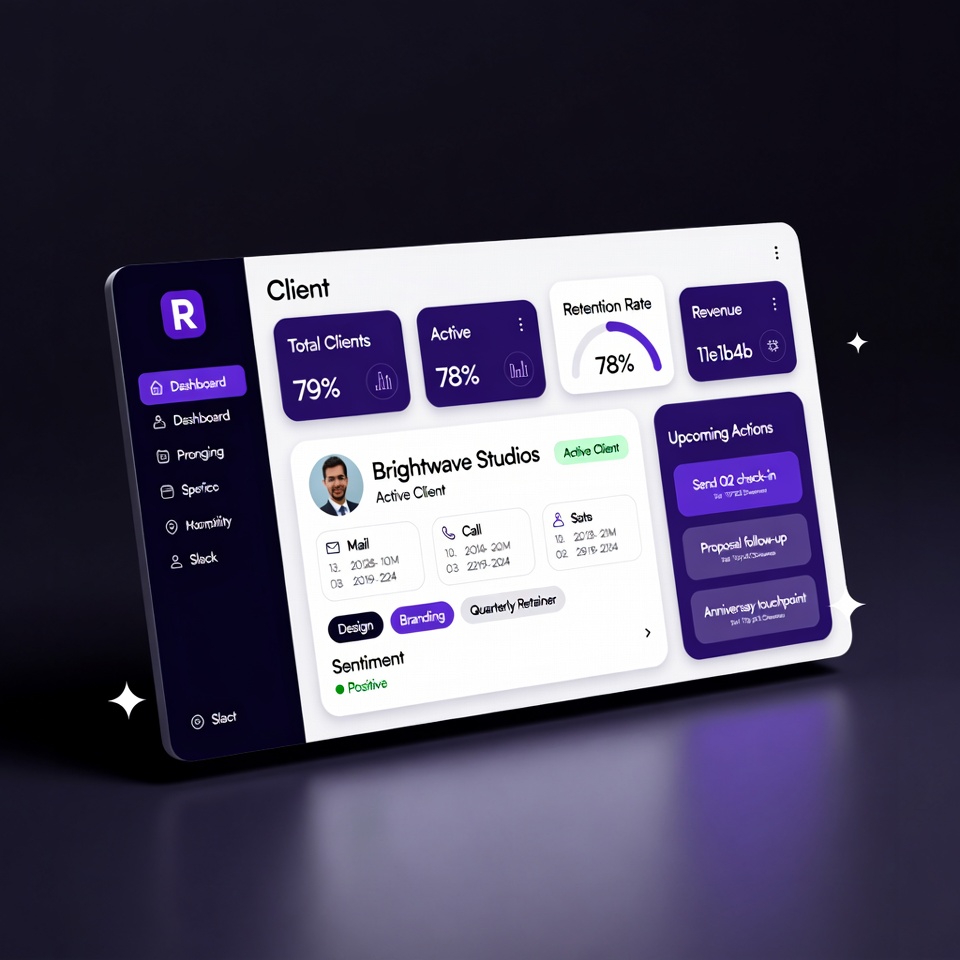 Retain client intelligence dashboard
