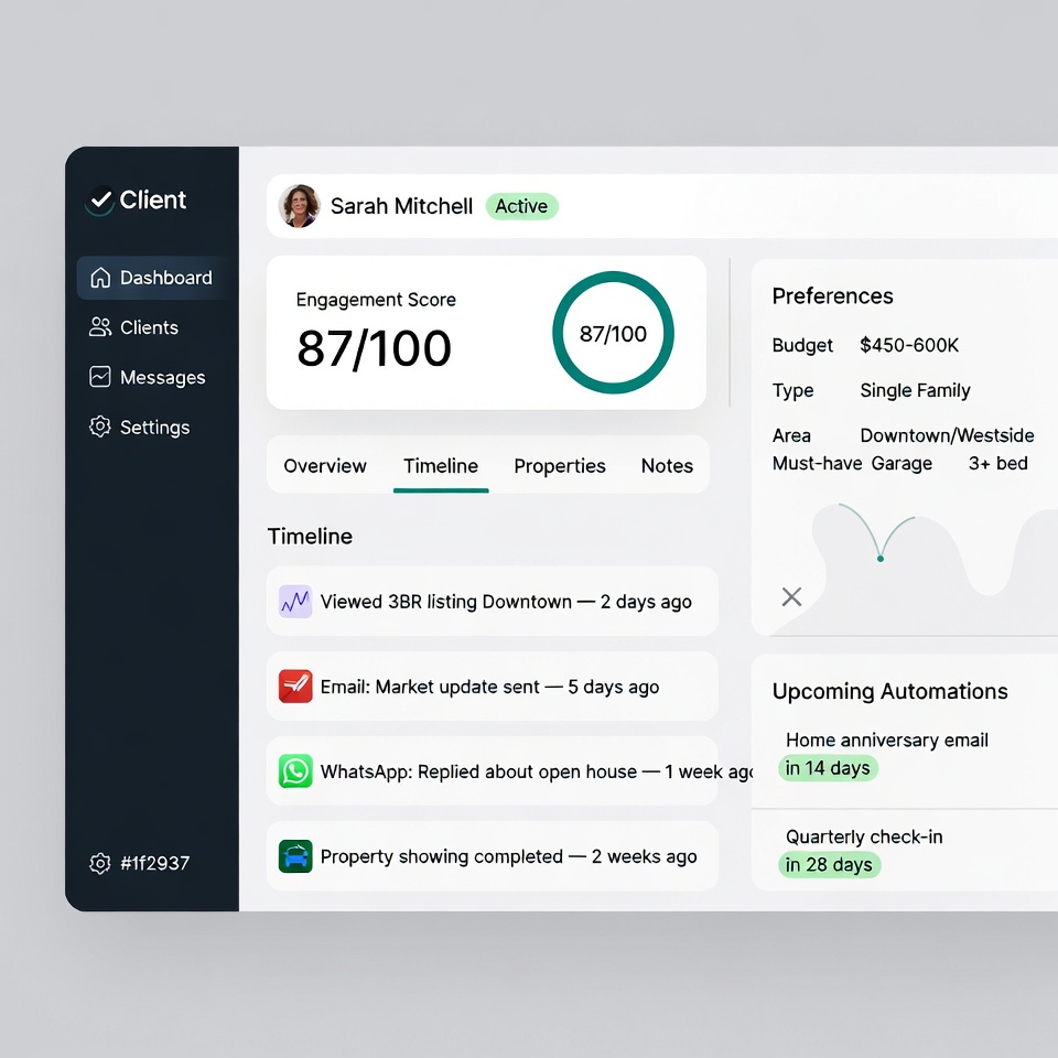 Unified client dashboard