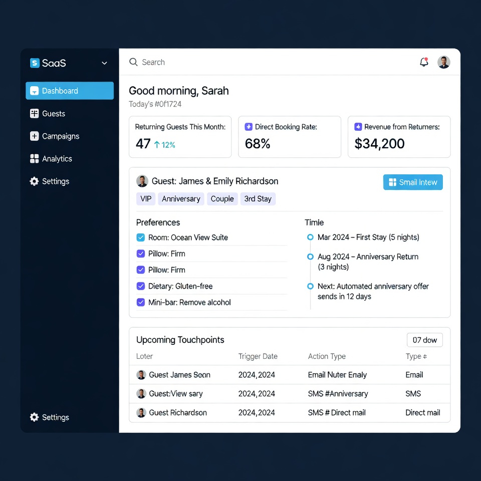 Guest dashboard