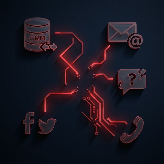Disconnected scattered marketing tools